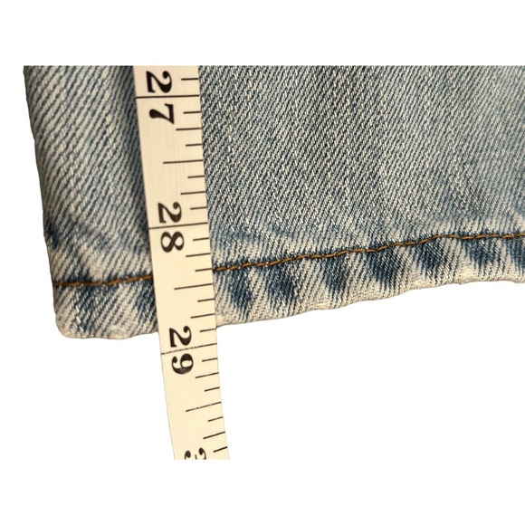 Levi's 550 Jeans Mens 34x29 Relaxed Fit Straight Denim Pants Faded Light Wash - Picture 8 of 9